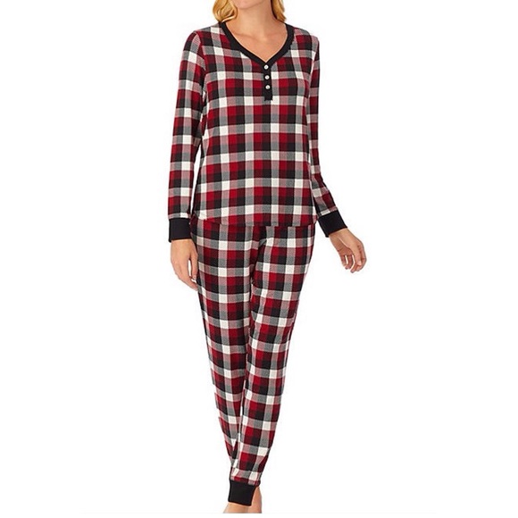 Cuddl Duds Intimates & Sleepwear Cuddl Duds Womens 2 Piece Henley